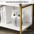 Statue de hibou pour accents de décoration intérieure Décoration du bureau